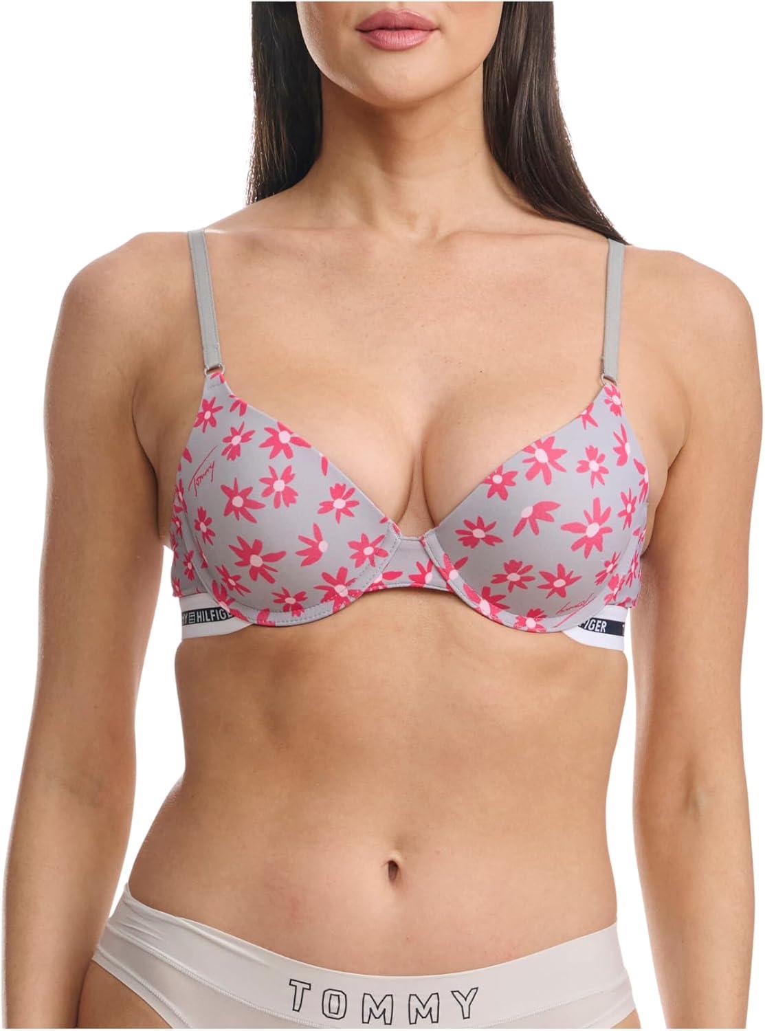 imageTommy Hilfiger Womens Microfiber Pushup Bra with Underwire 2PackPpartflrlalyBw