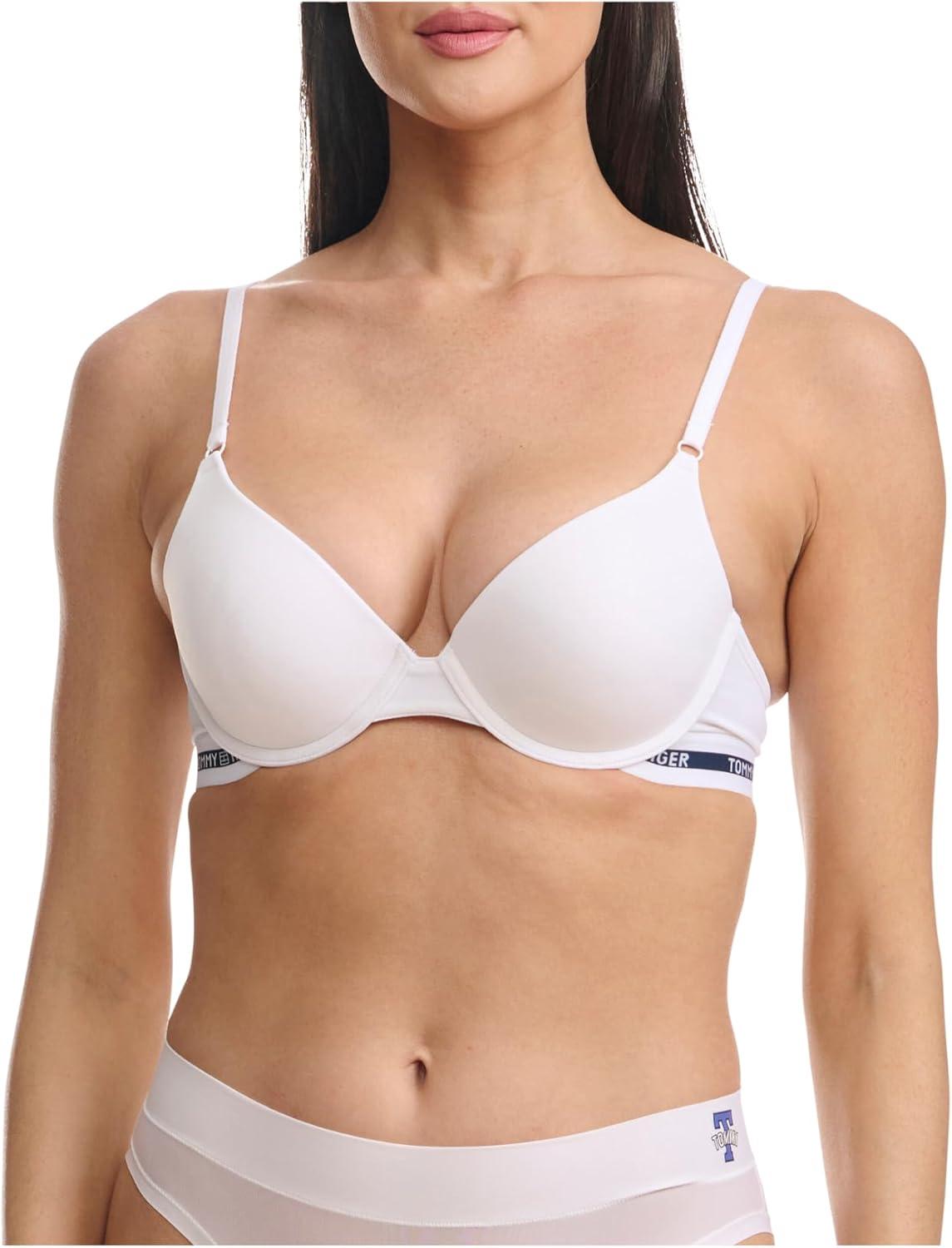 imageTommy Hilfiger Womens Microfiber Pushup Bra with Underwire 2PackPpartflrlalyBw