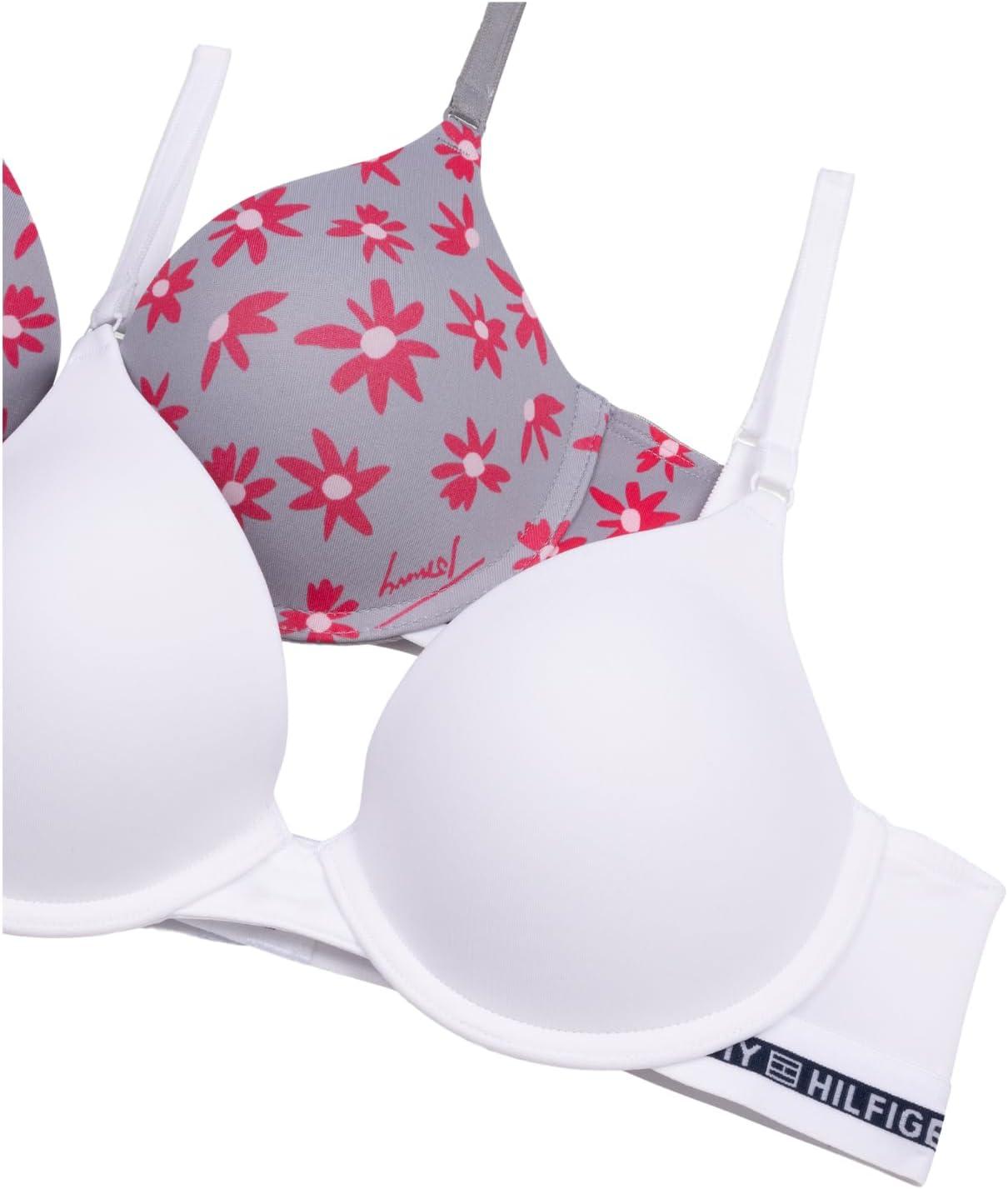 imageTommy Hilfiger Womens Microfiber Pushup Bra with Underwire 2PackPpartflrlalyBw