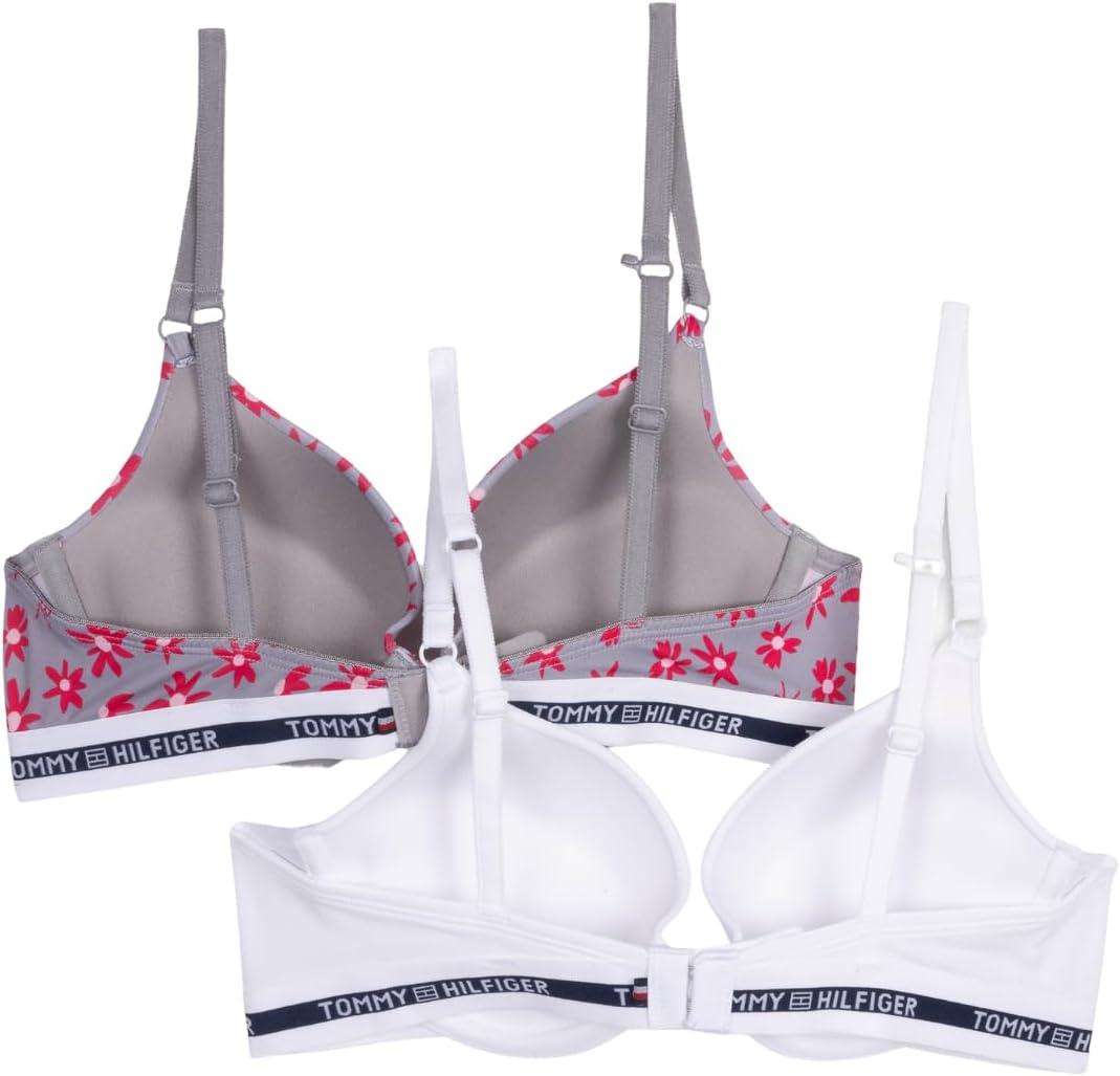 imageTommy Hilfiger Womens Microfiber Pushup Bra with Underwire 2PackPpartflrlalyBw