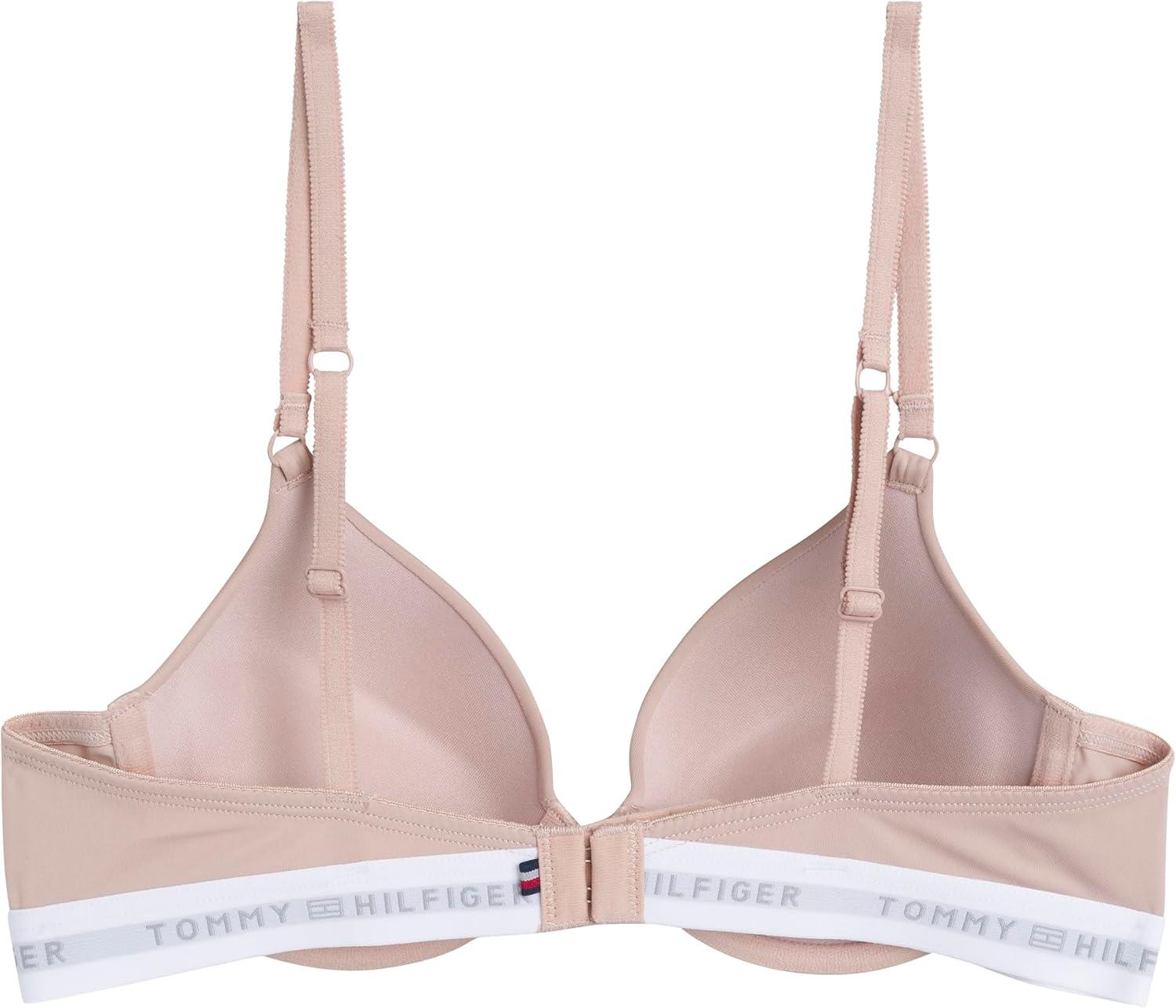 imageTommy Hilfiger Womens Microfiber Pushup Bra with Underwire 2PackSparrowBalanced Beige