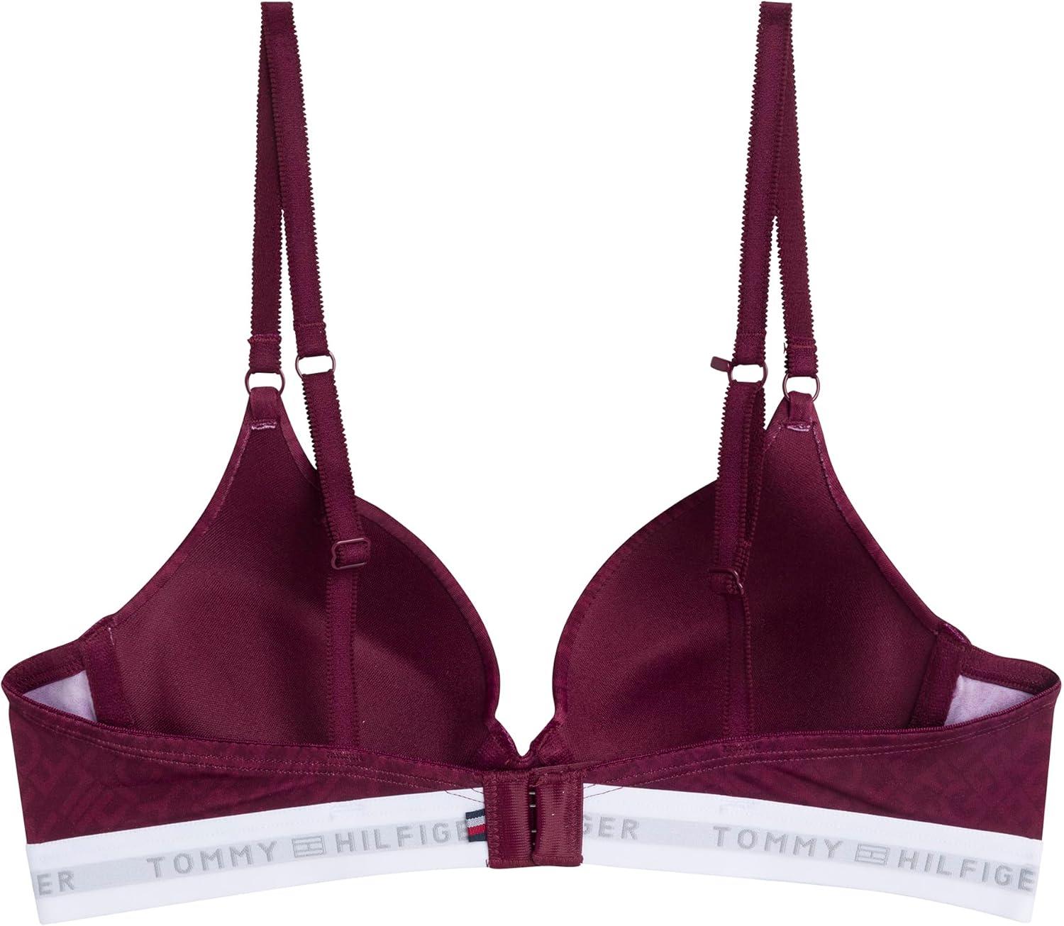 imageTommy Hilfiger Womens Microfiber Pushup Bra with Underwire 2PackTh LettersBalanced Beige