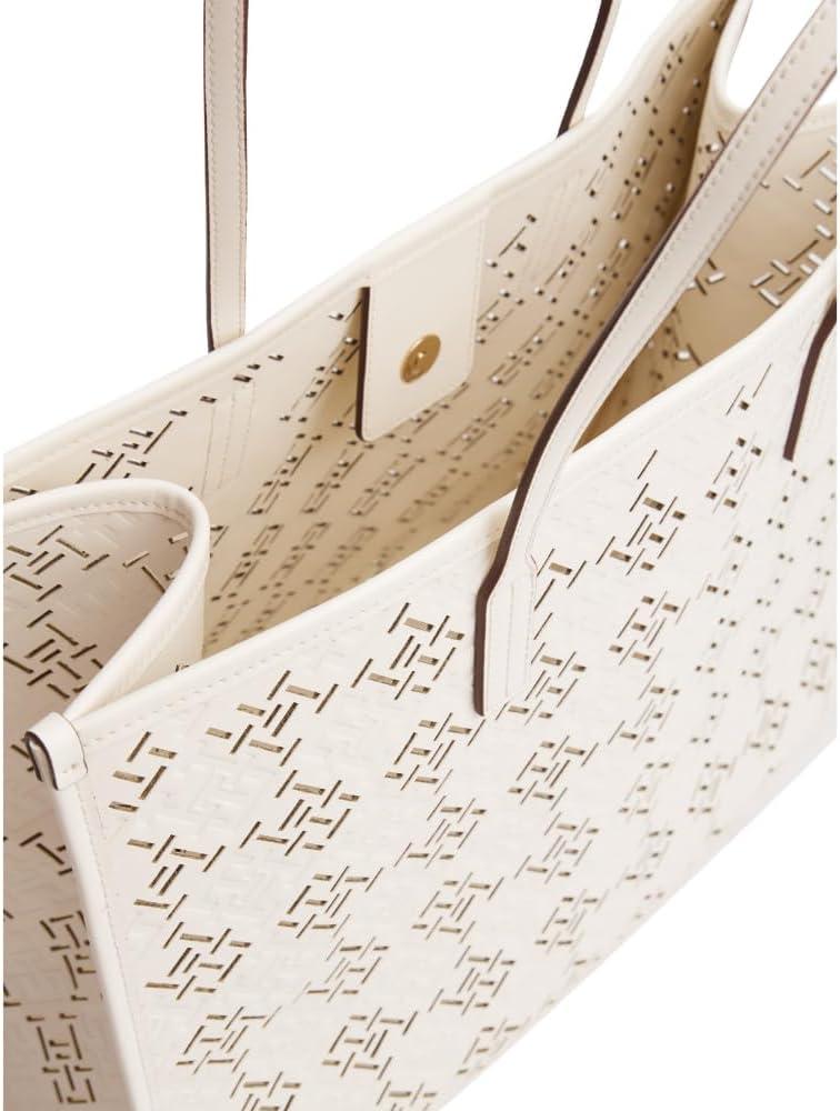 imageTommy Hilfiger Womens Monogram City ToteIvory Petal
