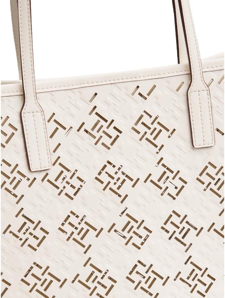 imageTommy Hilfiger Womens Monogram City ToteIvory Petal