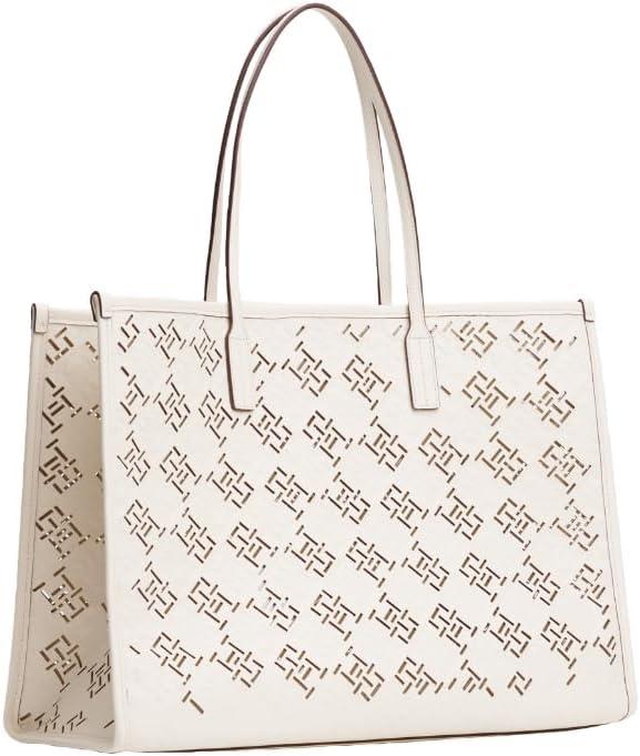 imageTommy Hilfiger Womens Monogram City ToteIvory Petal
