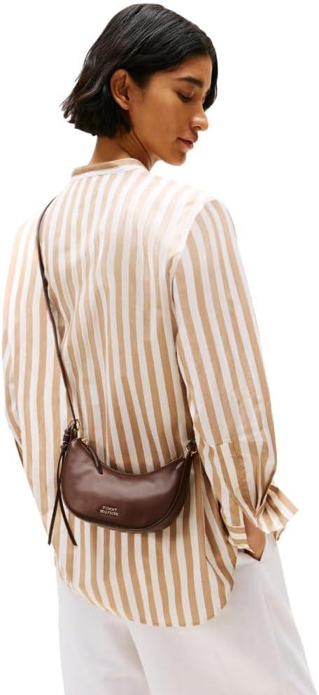 imageTommy Hilfiger Womens Moon Mini Leather CrossoverRich Walnut