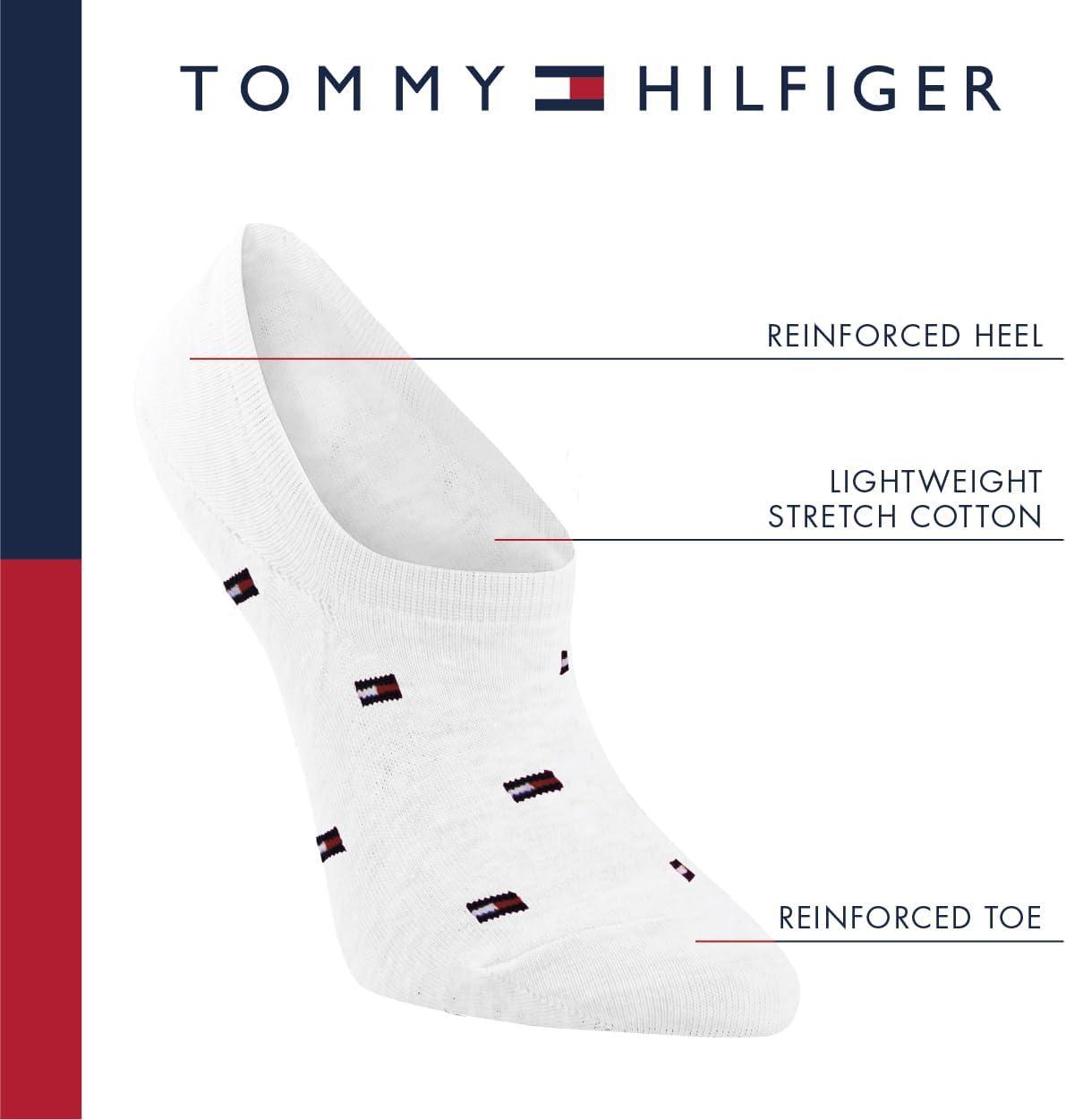 imageTommy Hilfiger Womens No Show Socks 6 Pack Cotton Blend Ankle Socks for Women Ultra Low Cut Liners for Loafers ampamp SneakersAll Black