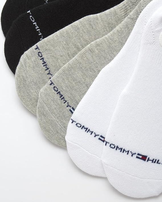 imageTommy Hilfiger Womens No Show Socks 6 Pack Cotton Blend Ankle Socks for Women Ultra Low Cut Liners for Loafers ampamp SneakersBlackWhiteGrey