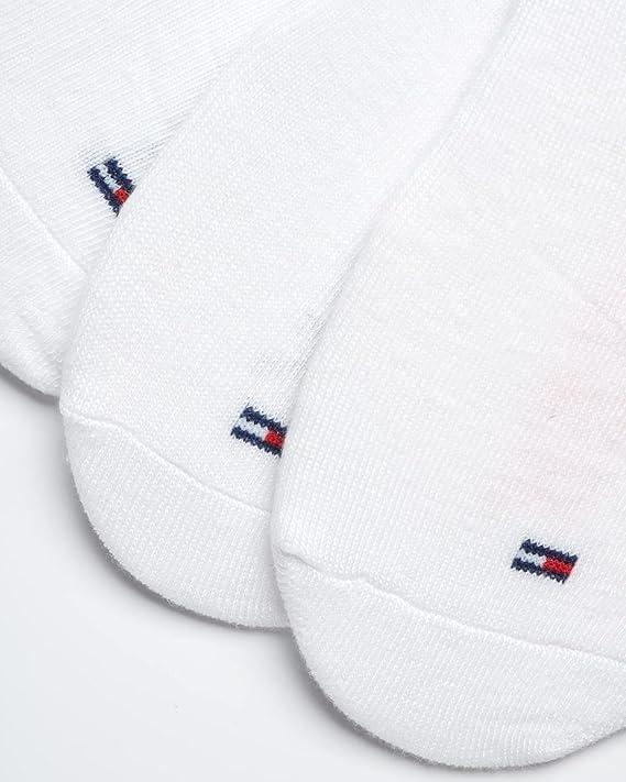 imageTommy Hilfiger Womens No Show Socks 6 Pack Cotton Blend Ankle Socks for Women Ultra Low Cut Liners for Loafers ampamp SneakersWhite