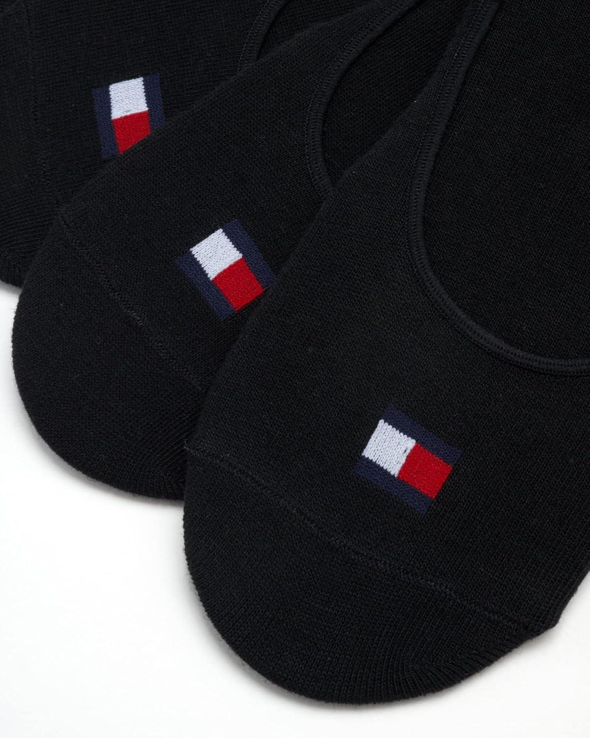 imageTommy Hilfiger Womens No Show Socks 6 Pack Soft Sretch Sneaker Liner Low Cut Ankle Socks with NoSlip Heel Size 410Black Logo Multi