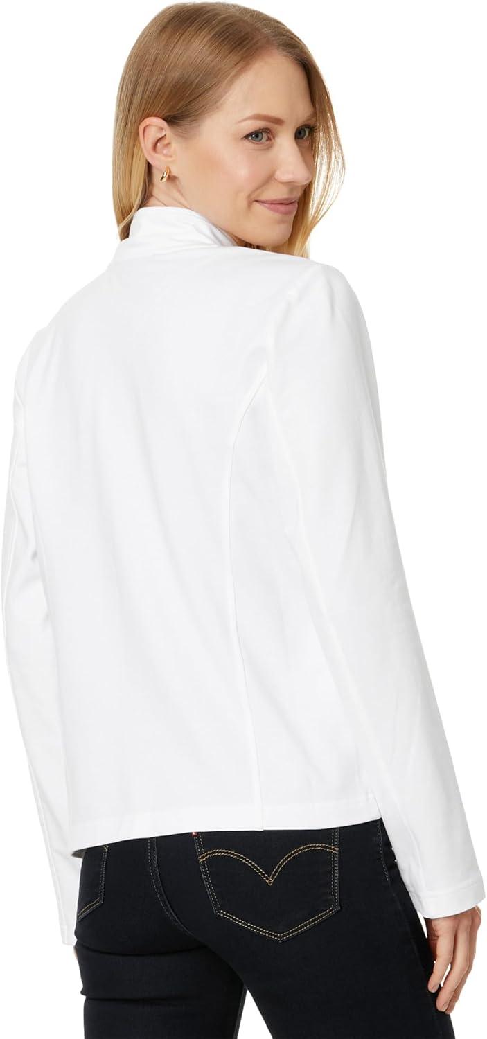 imageTommy Hilfiger Womens Open Front Band JacketBright White