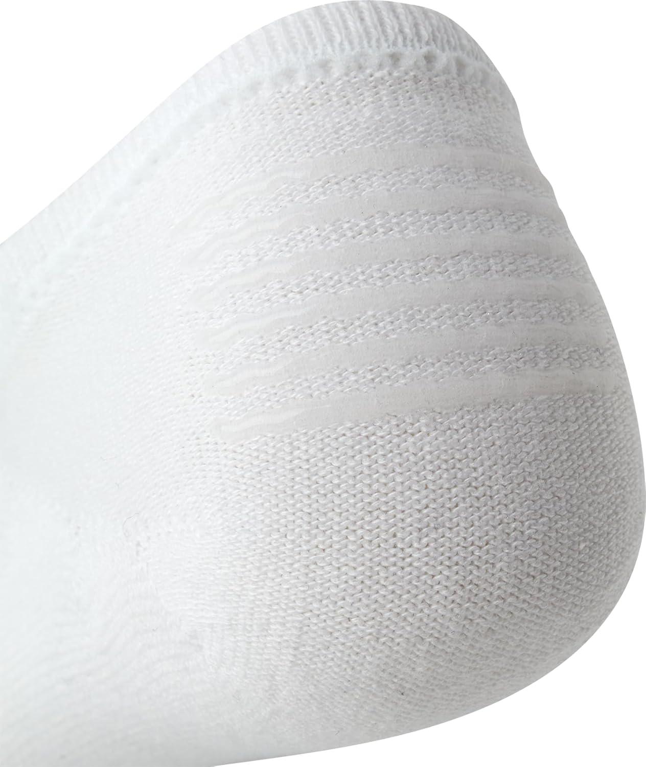 imageTommy Hilfiger Womens Show Liners 12 Pack Breathable No Show Sport Liners Thin Low Cut Socks for Women Shoe Size 410White Monogram