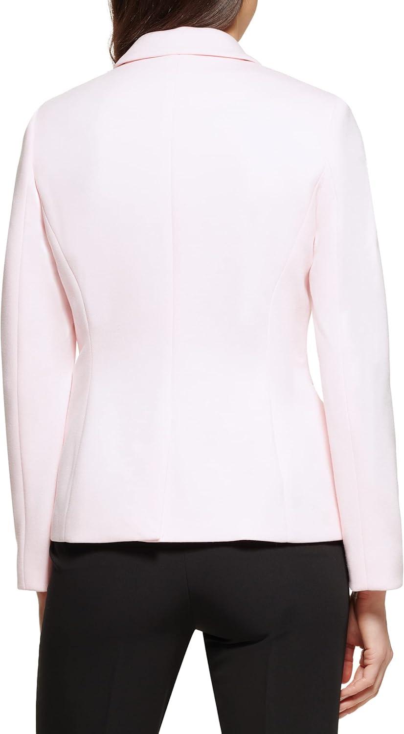 imageTommy Hilfiger Womens Single Button Business BlazerBallerina Pink