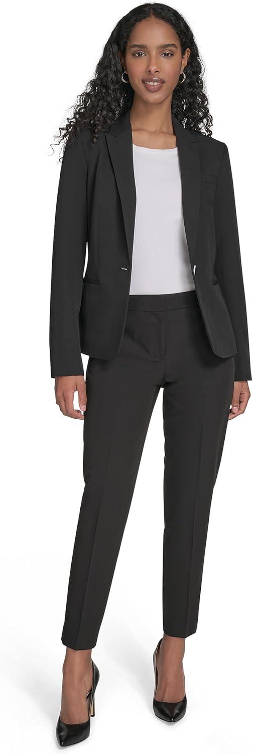 imageTommy Hilfiger Womens Single Button Business BlazerBlack