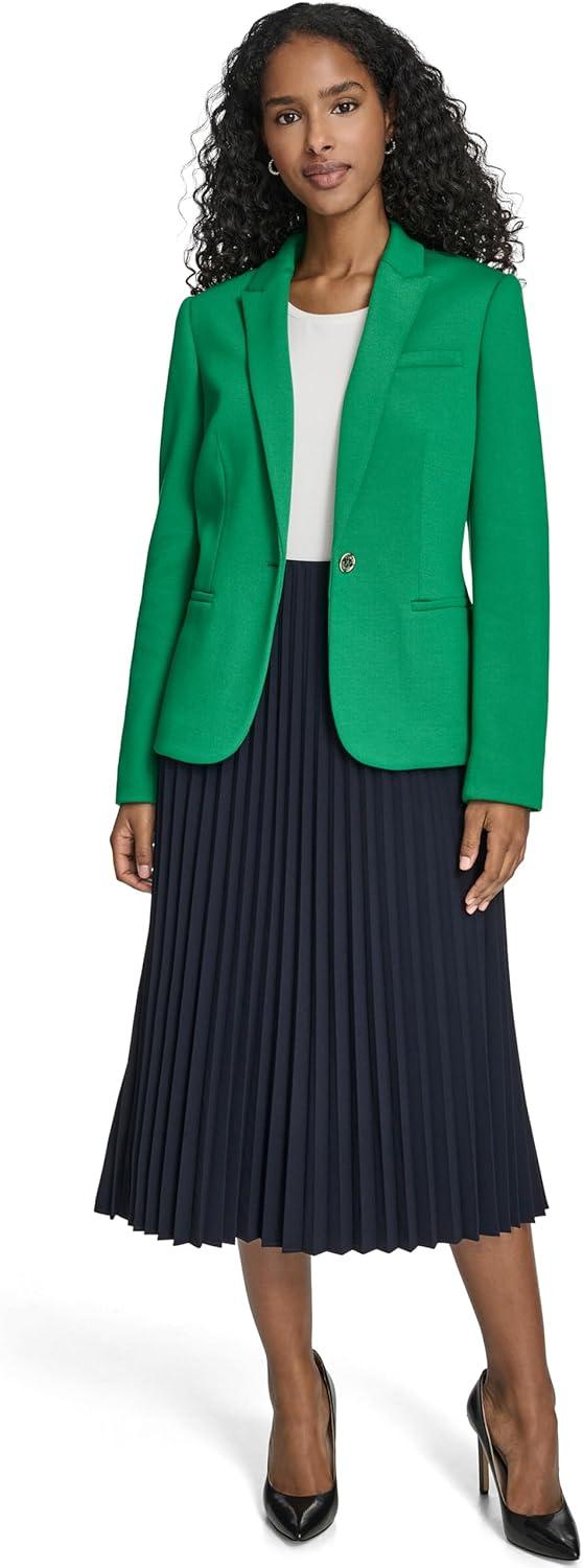 imageTommy Hilfiger Womens Single Button Business BlazerJolly Green