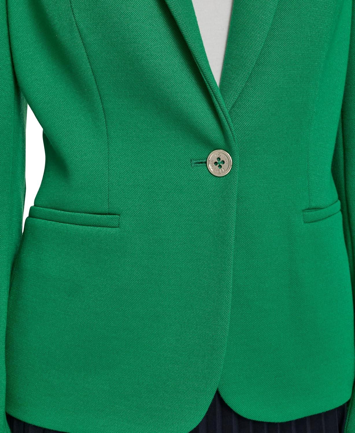 imageTommy Hilfiger Womens Single Button Business BlazerJolly Green
