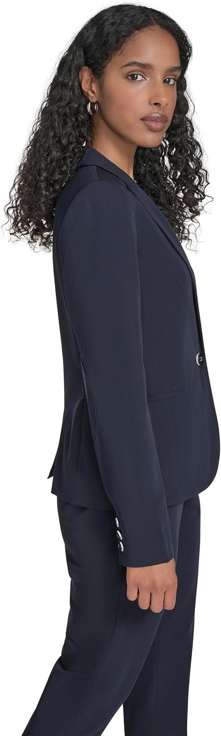 imageTommy Hilfiger Womens Single Button Business BlazerMidnight