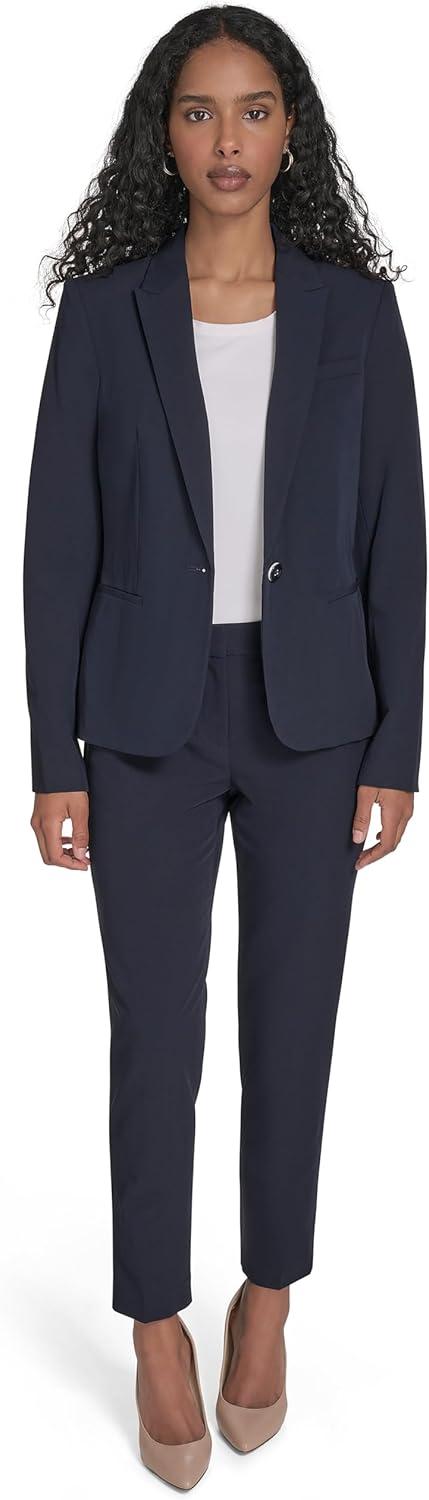imageTommy Hilfiger Womens Single Button Business BlazerMidnight