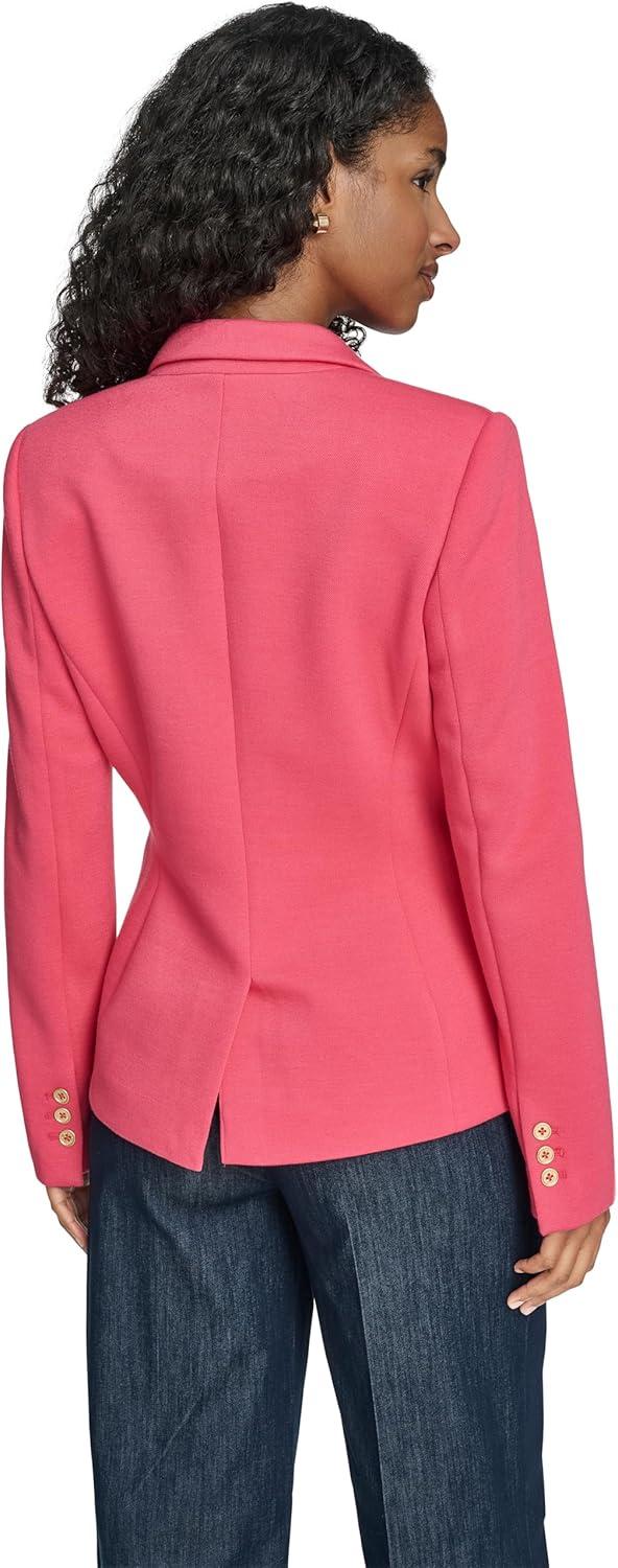 imageTommy Hilfiger Womens Single Button Business BlazerRethink Pink