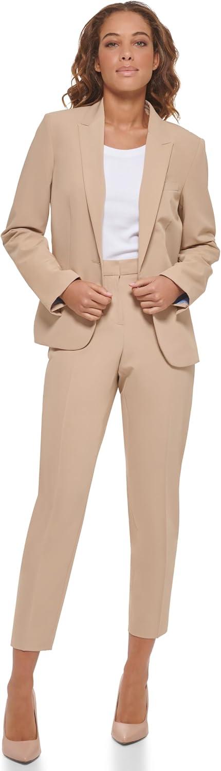 imageTommy Hilfiger Womens Single Button Business BlazerSand