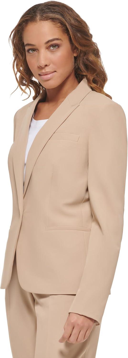 imageTommy Hilfiger Womens Single Button Business BlazerSand