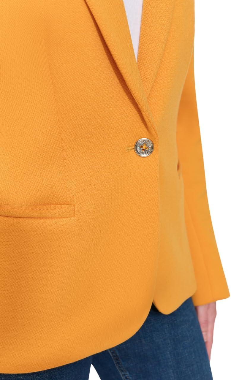 imageTommy Hilfiger Womens Single Button Business BlazerSunflower