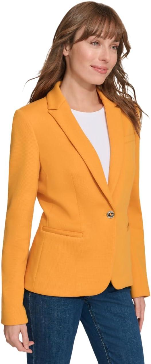 imageTommy Hilfiger Womens Single Button Business BlazerSunflower