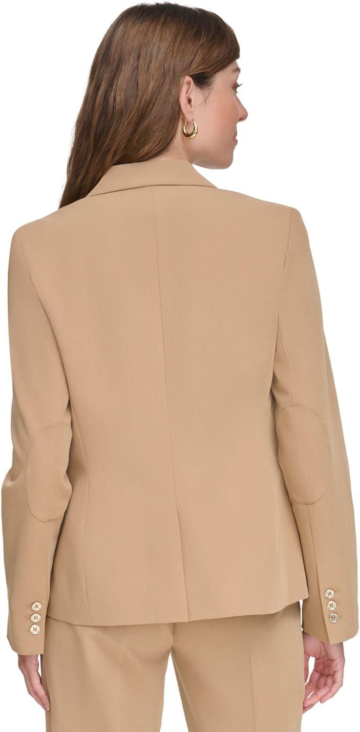 imageTommy Hilfiger Womens Single Button Business BlazerTigers Eye
