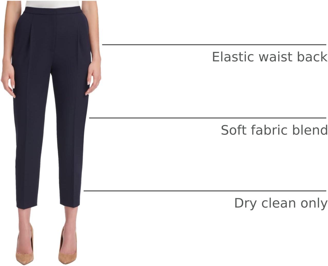 imageTommy Hilfiger Womens Sloane Ankle Trouser Suit PantDeep Midnight