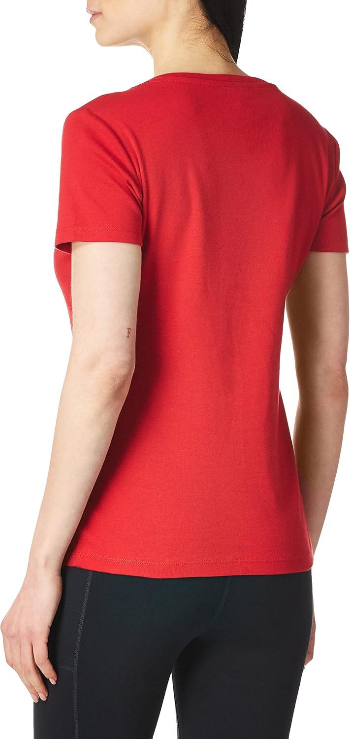 imageTommy Hilfiger Womens Tshirts Plus Size Tops Standard and Plus SizeScarlet