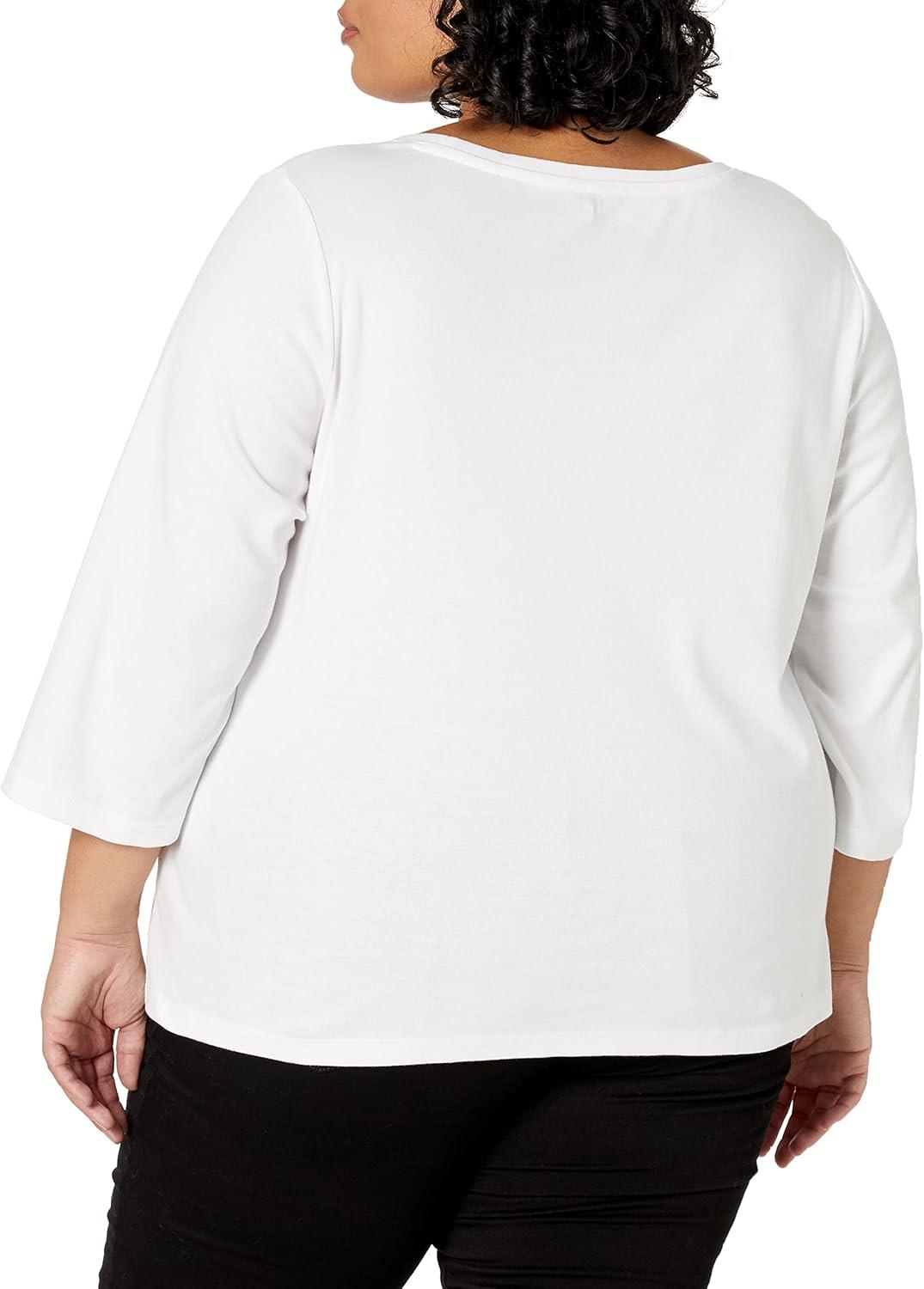 imageTommy Hilfiger Womens Womens Scoop Neck Flag TeeLuminoius White