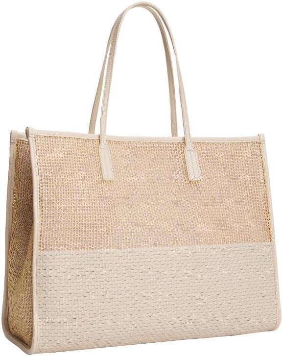 imageTommy Hilfiger Womens Woven Summer ToteClassic Beige