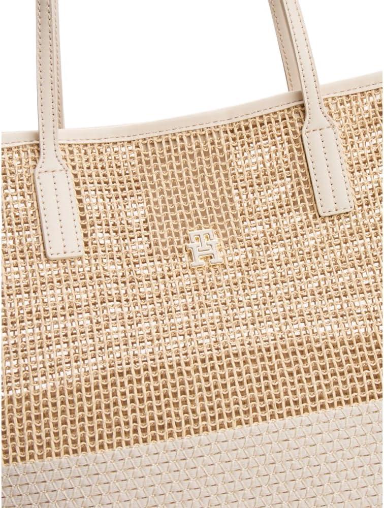 imageTommy Hilfiger Womens Woven Summer ToteClassic Beige