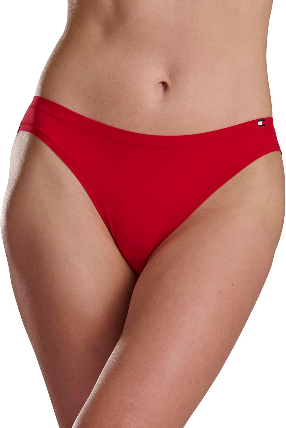 imageTommy Hilfiger womens Bikini Underwear 5packSky CaptainBright WhteBlackRoebuckTango Red