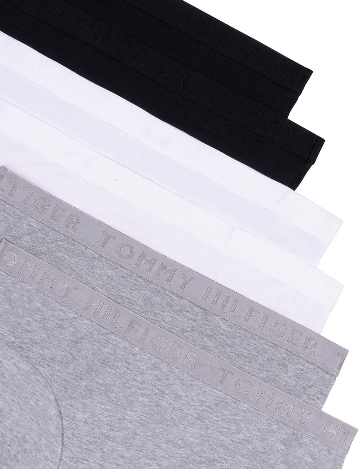 imageTommy Hilfiger womens Cotton Hipster Underwear 6packHeather GreyWhiteBlack