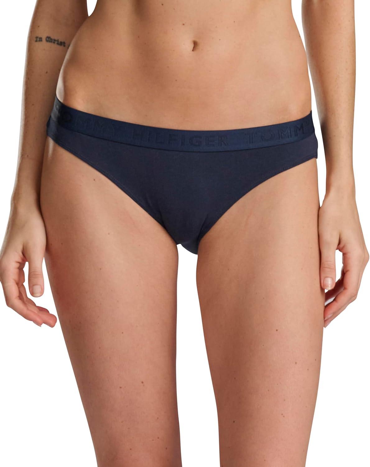imageTommy Hilfiger womens Cotton Hipster Underwear 6packHeather GreyWhiteNavy