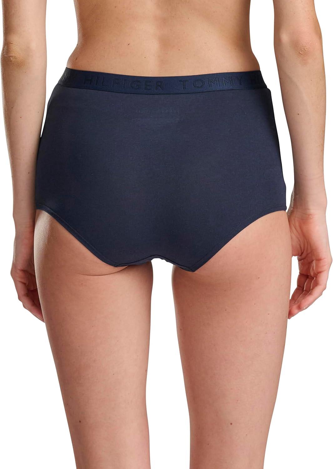 imageTommy Hilfiger womens Logo Waistband Cotton Boyshort 6 PackPinkBeigeNavy