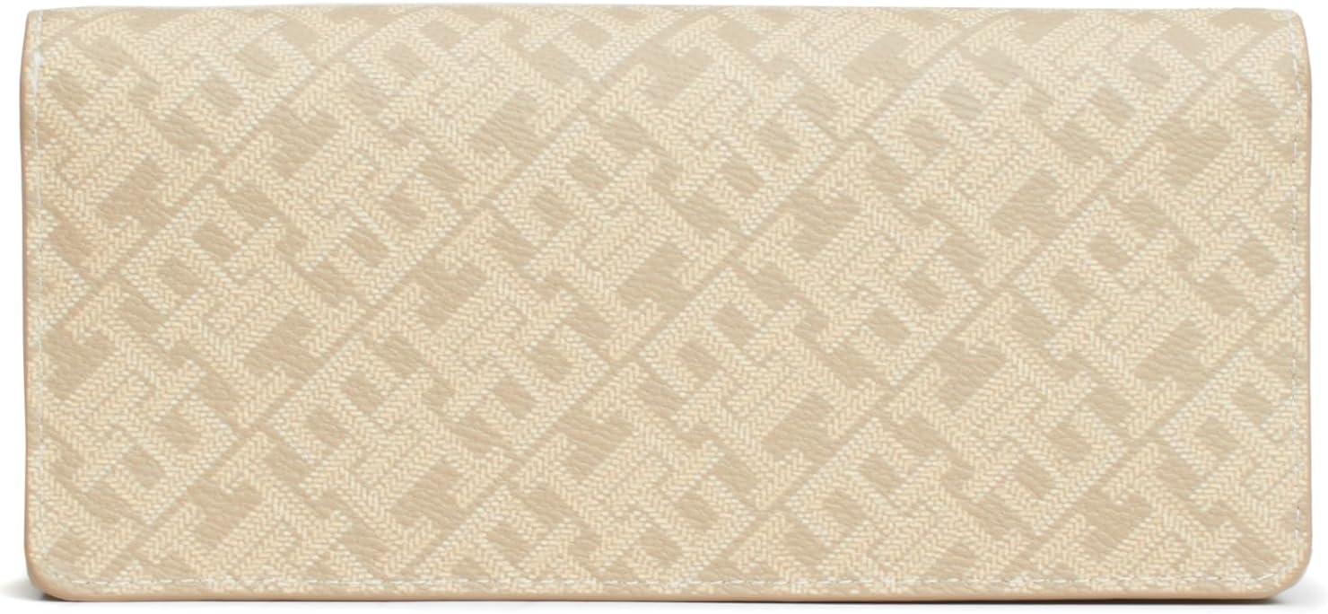 imageTommy Hilfiger womens Monogram Clutch With Removable ChainBeige