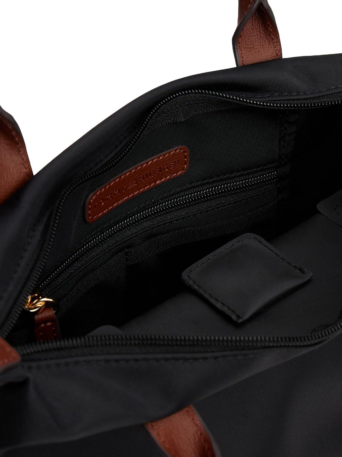 imageTommy Hilfiger womens Popette Small Tote Bag With Removable Crossbody StrapBlack