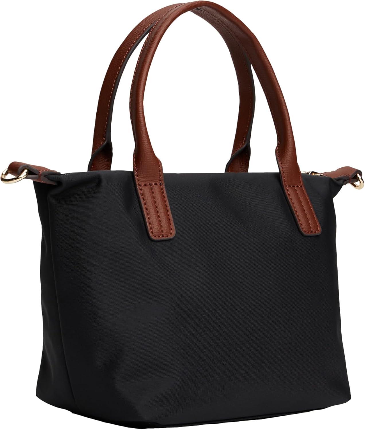 imageTommy Hilfiger womens Popette Small Tote Bag With Removable Crossbody StrapBlack
