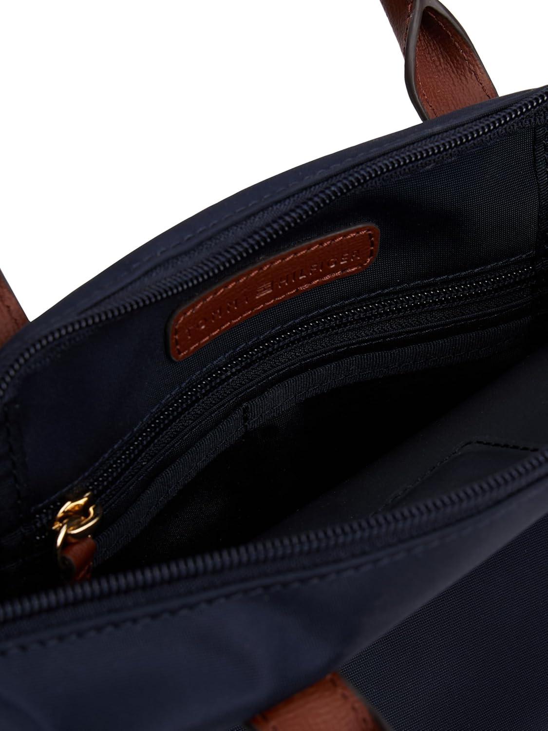 imageTommy Hilfiger womens Popette Small Tote Bag With Removable Crossbody StrapSpace Blue