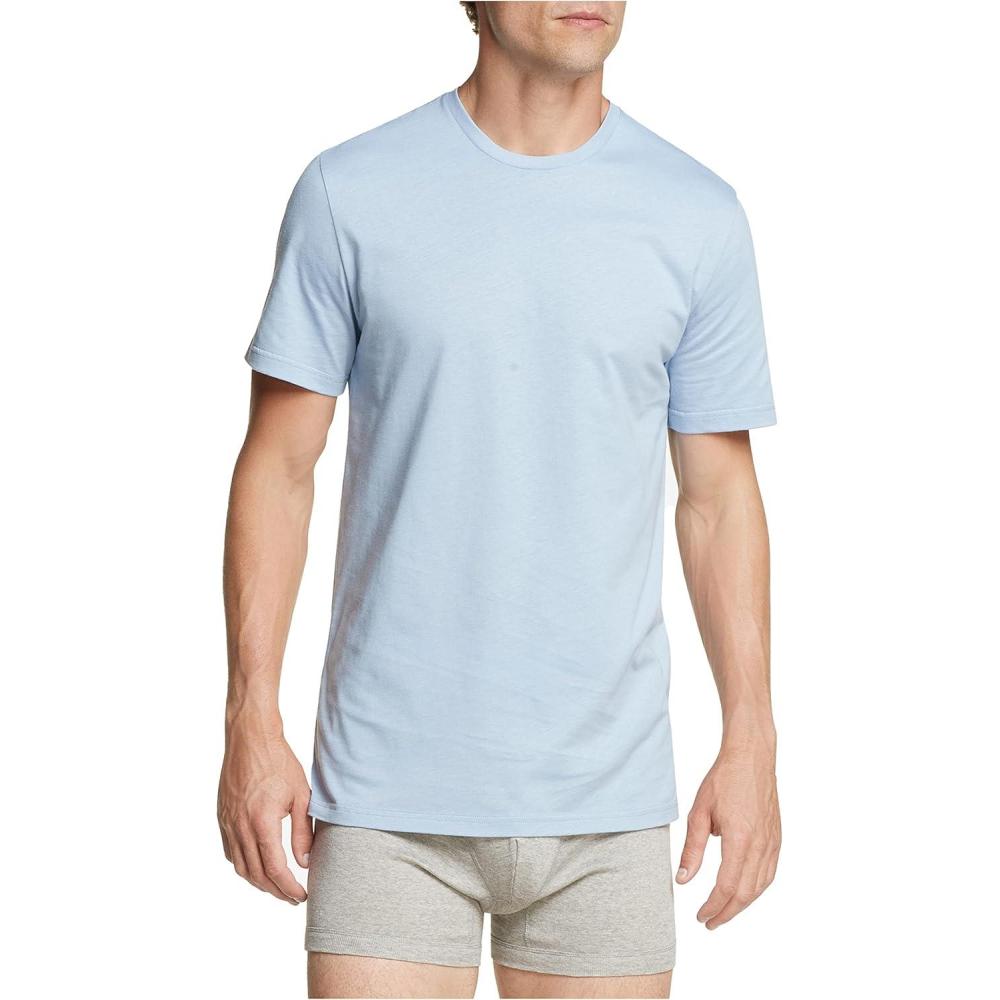 imageTommy Hilfiger Mens Cotton Classics Crewneck Undershirts 3PackWater Mill