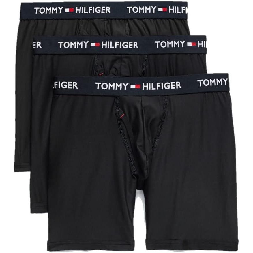 imageTommy Hilfiger Mens Micro Classics Boxer Brief 3PackBlack 3 Pack