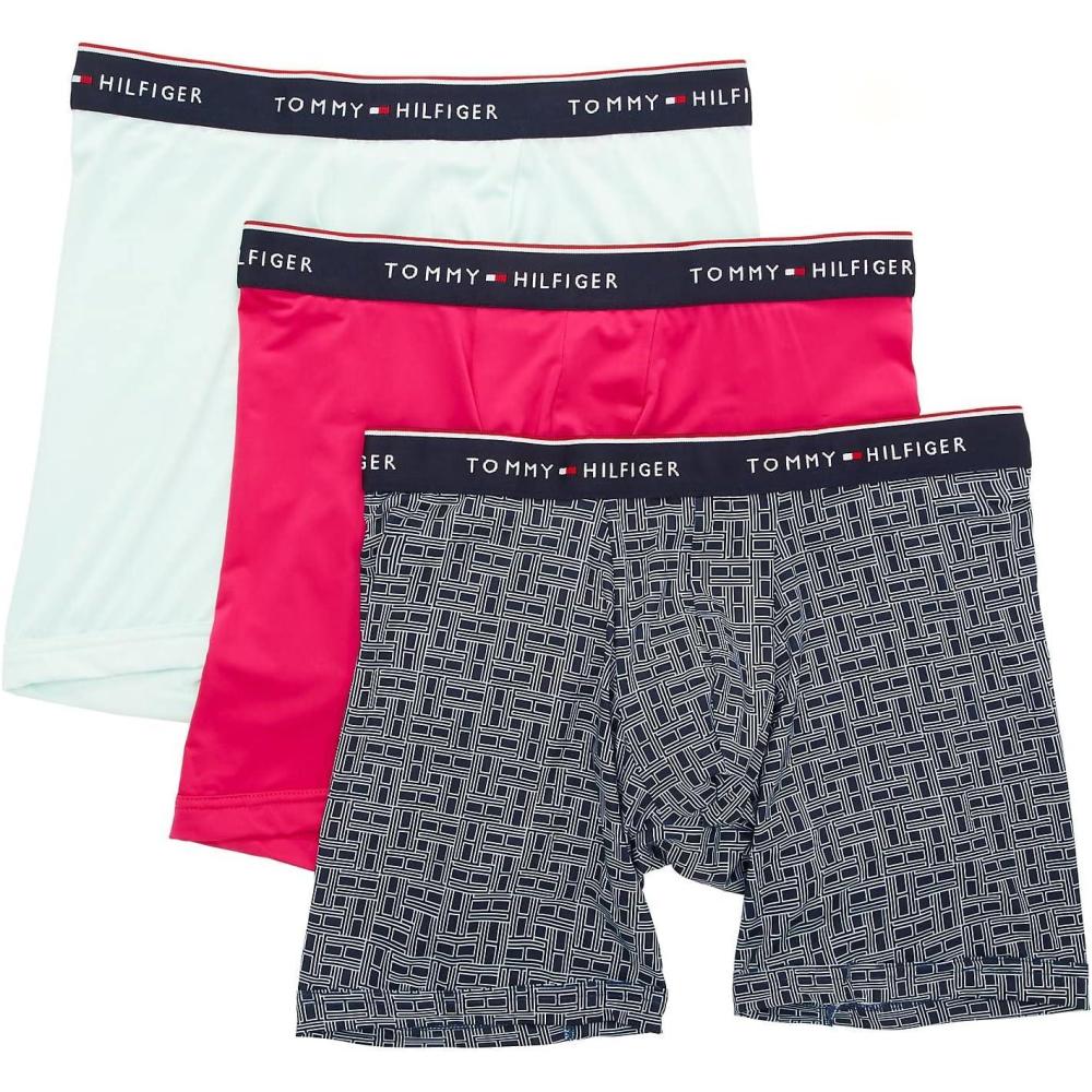 imageTommy Hilfiger Mens Micro Classics Boxer Brief 3PackNew Blue