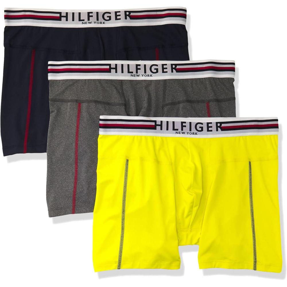 imageTommy Hilfiger Mens Micro Classics Boxer Brief 3PackSulphur Spring