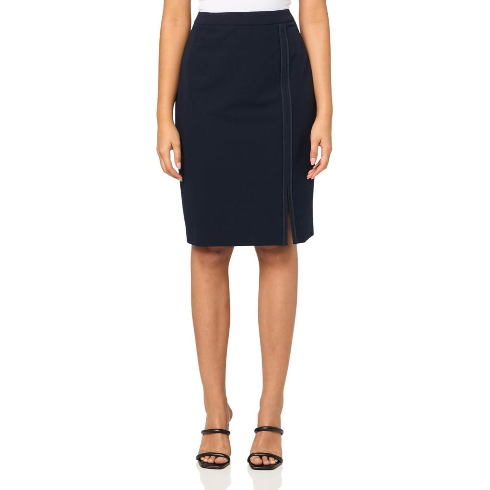 imageTommy Hilfiger Womens Aline Skirt  Classic and Flattering Business Casual Outfits for WomenMidnight