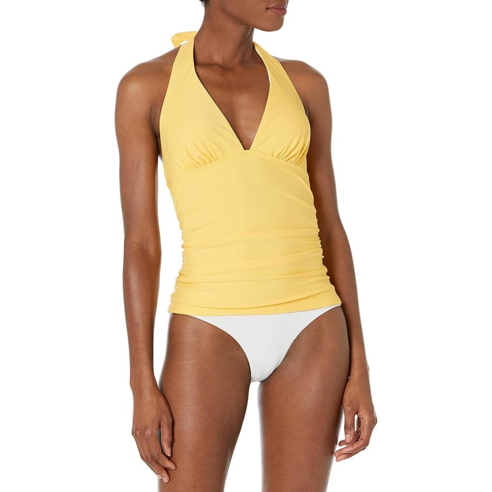 imageTommy Hilfiger Womens Halter Tankini TopHoney