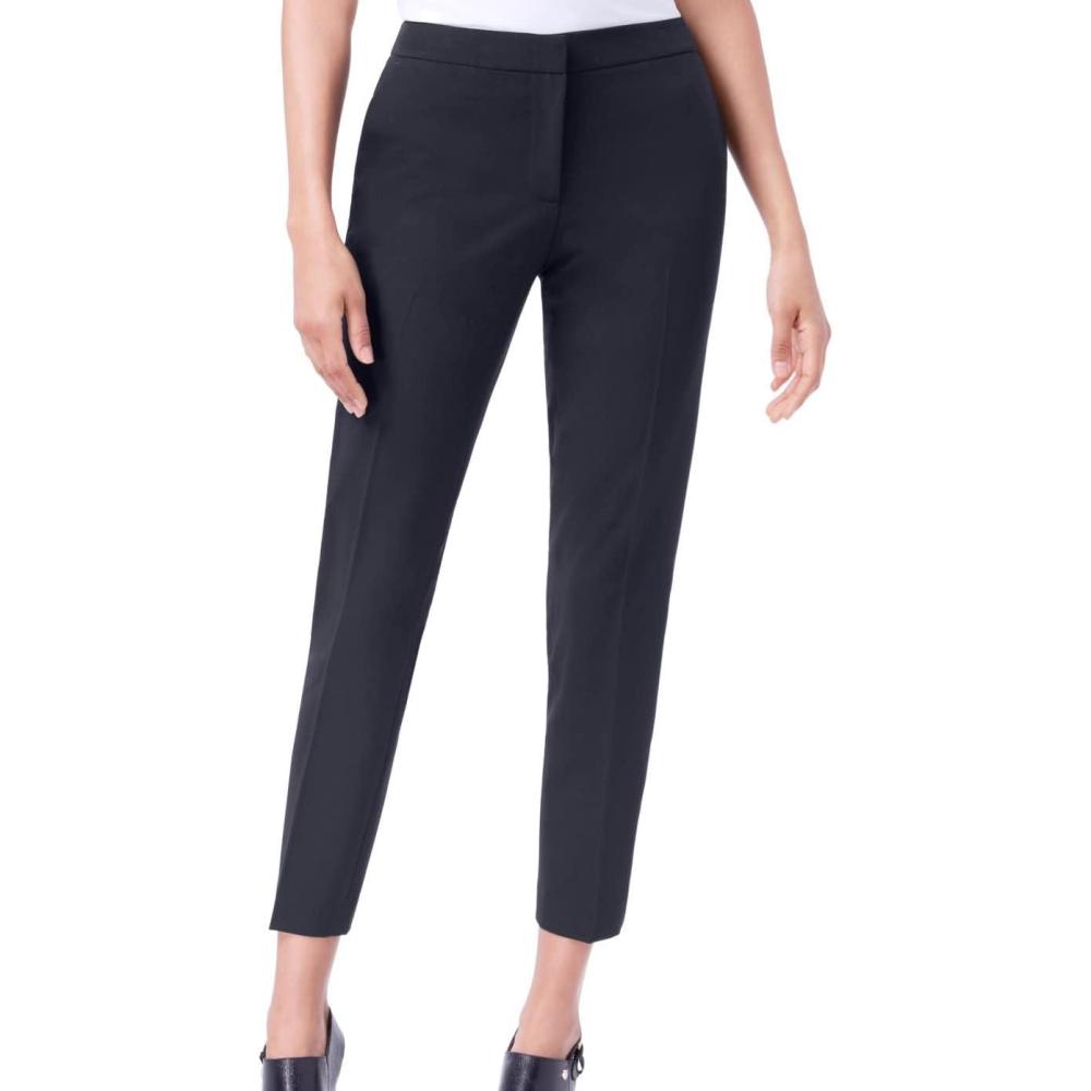imageTommy Hilfiger Womens High Rise Houndstooth Ankle Casual Trouser PantsMidnight Multi