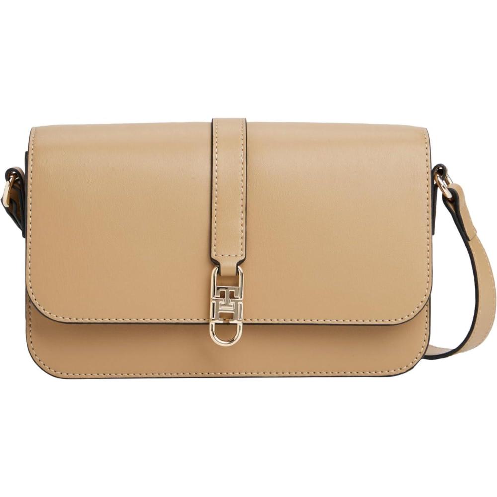 imageTommy Hilfiger Womens Libre Flap CrossbodySafari Canvas
