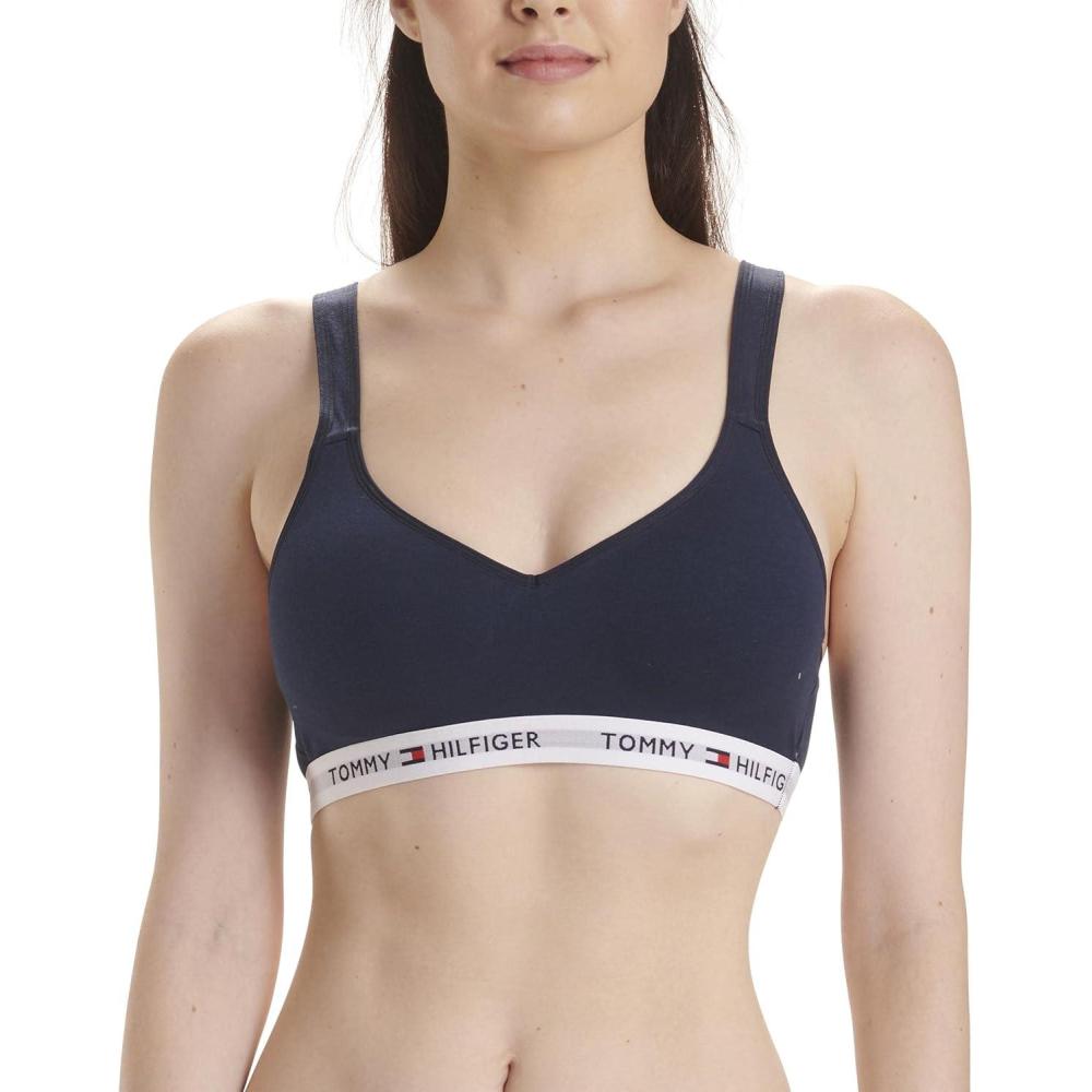 imageTommy Hilfiger Womens Light Lift Classic Cotton Bralette BraNavy Blazer